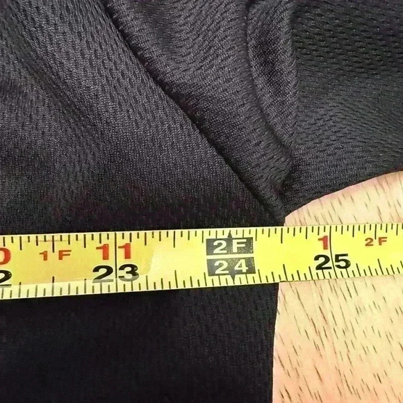 HUF Skateboarding Long Sleeve Hockey Jersey Mesh Spellout Black Men's Size XL - Picture 7 of 8